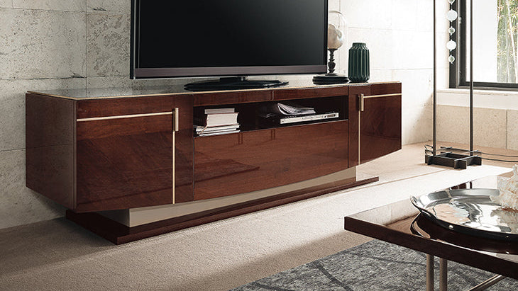 Bellagio TV Stand/Entertainment Center with modern sleek design | Vrxco.com