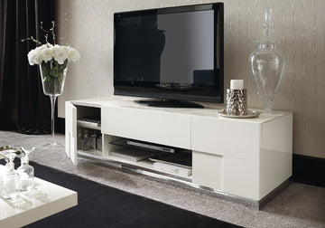 "Canova TV Stand/Entertainment Center with modern design and luxurious finishes" | Vrxco.com