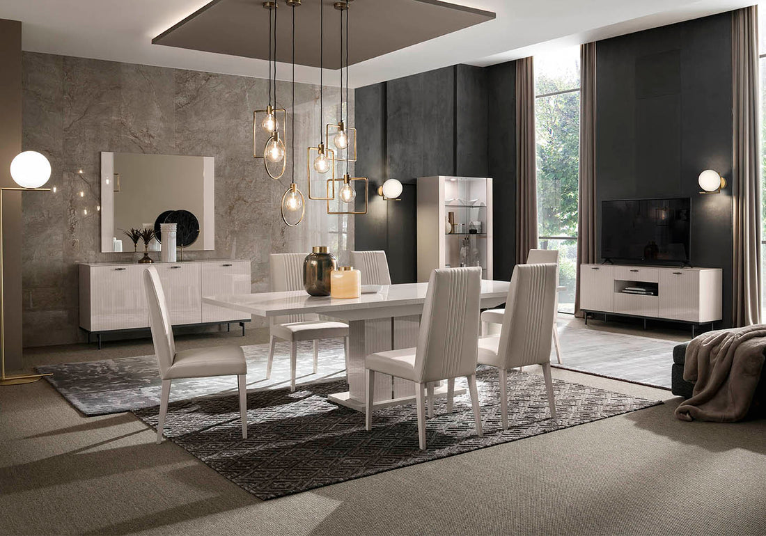 "Claire Dining Room Set with elegant design and timeless charm" | Vrxco.com