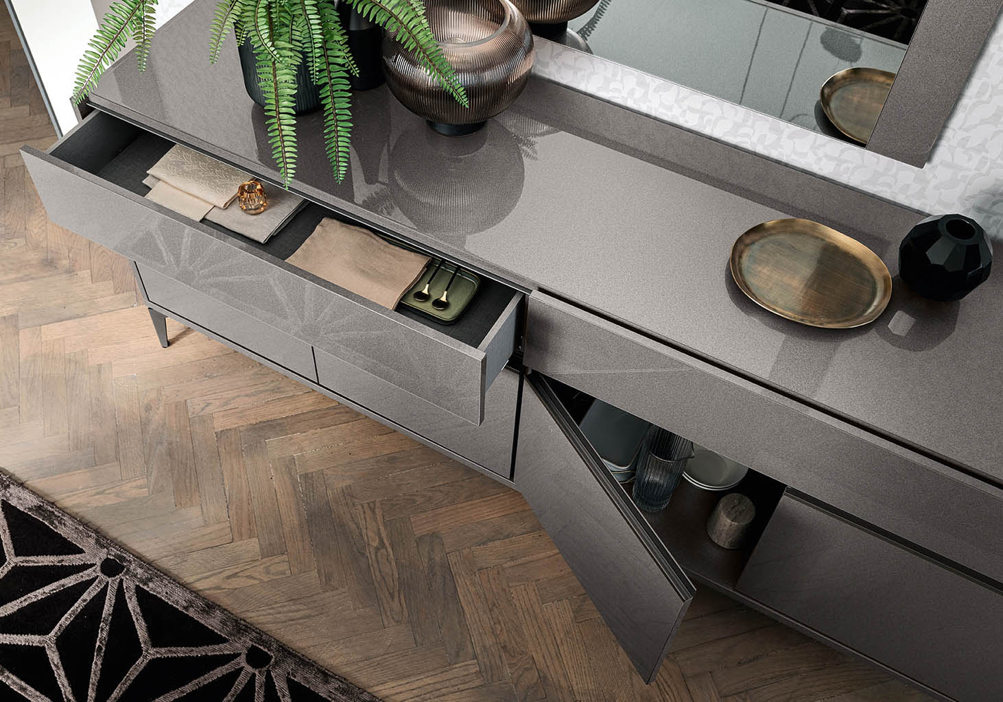 "Graphite Dining Set - Modern and stylish dining room furniture" | Vrxco.com