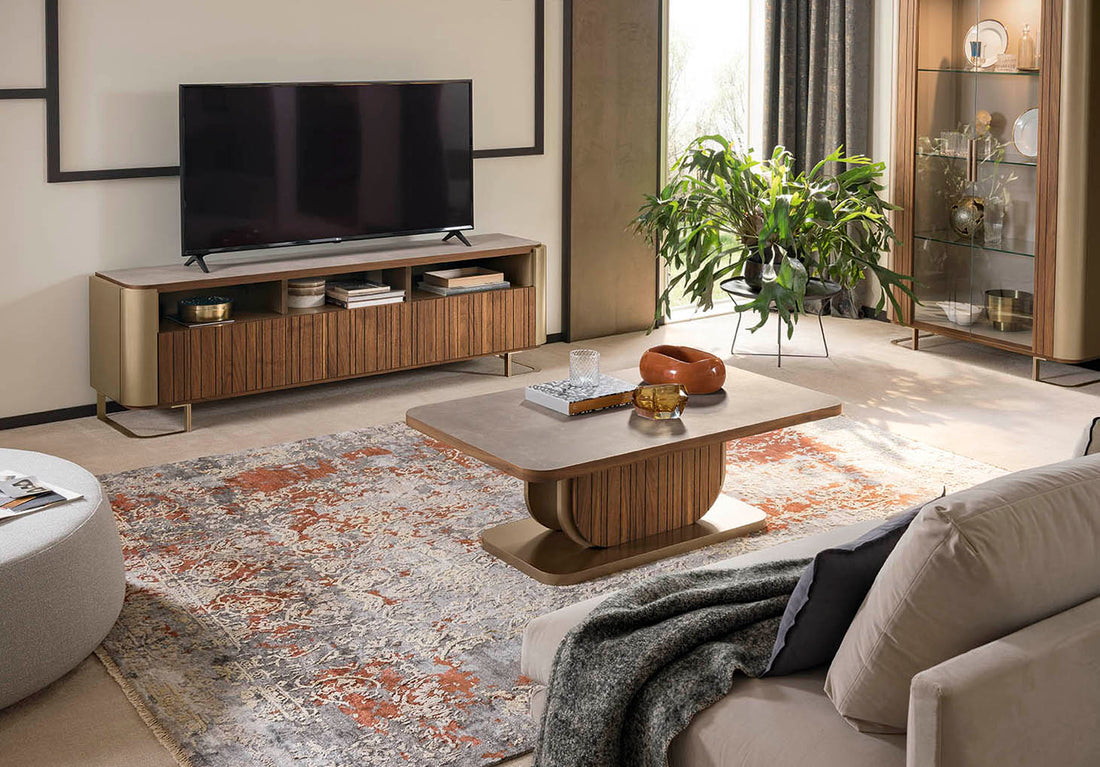"Hera TV Stand/Entertainment Center - Stylish and modern media console" | Vrxco.com
