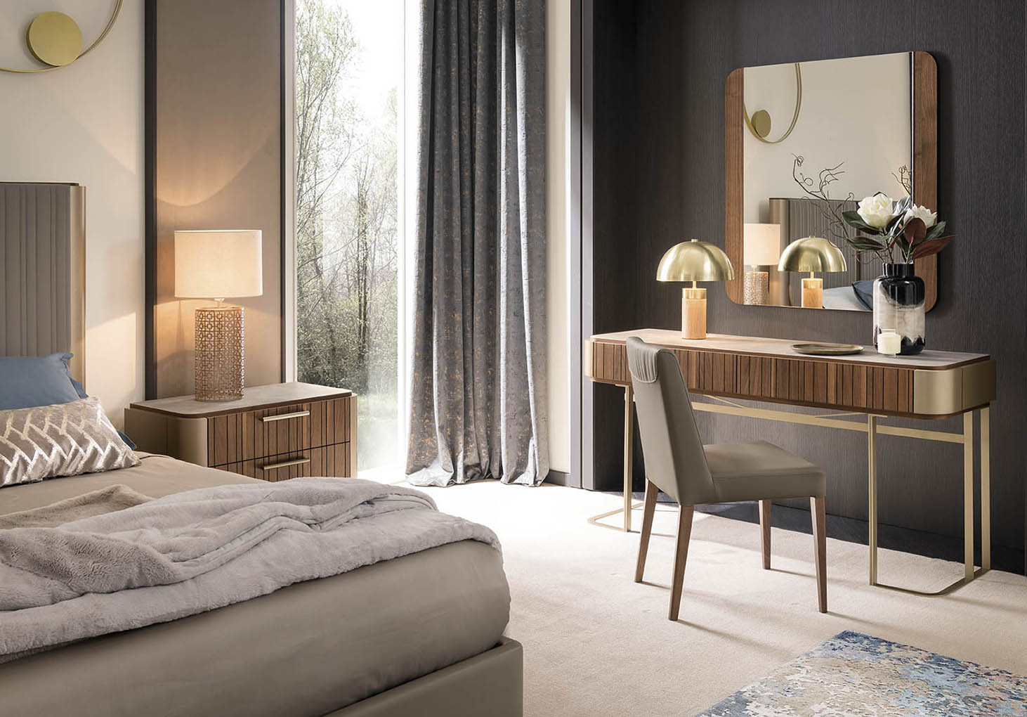 "Hera Bedroom Set with elegant design and modern finishes" | Vrxco.com