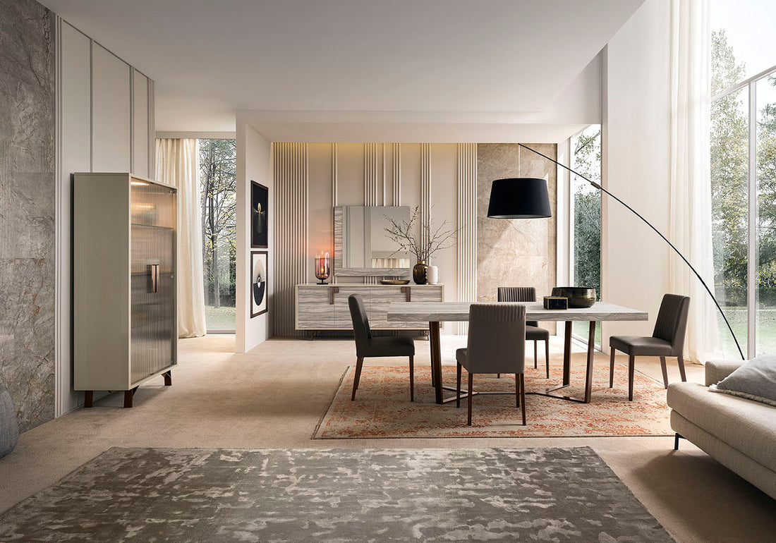Jupiter Dining Room Set with stylish modern design | Vrxco.com