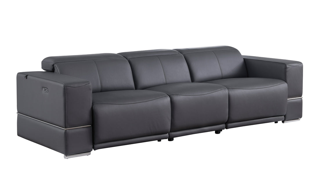 MI-1123 Franco Sofa and Loveseat (Grey)