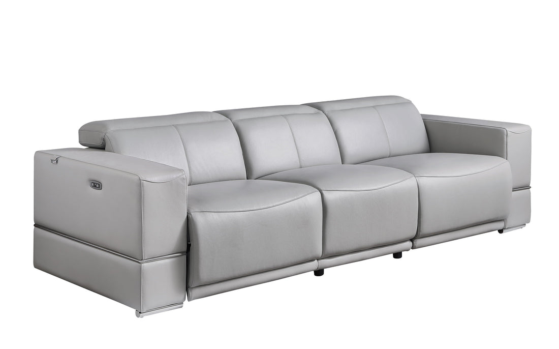 MI-1123 Franco Sofa and Loveseat (Light Grey)